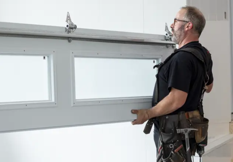 garage door section replacement.